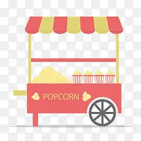 扁平化矢量餐车-空若网 扁平化矢量餐车-空若网