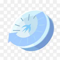 快鸟蓝色卡通创意-空若网 快鸟蓝色卡通创意-空若网