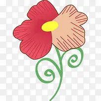 手绘小花插画素材-空若网 手绘小花插画素材-空若网