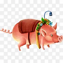 手绘小猪-空若网 手绘小猪-空若网
