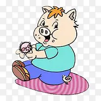 卡通可爱猪-空若网 卡通可爱猪-空若网