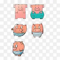 卡通可爱猪-空若网 卡通可爱猪-空若网
