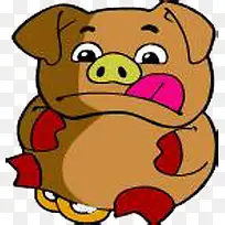 卡通可爱猪-空若网 卡通可爱猪-空若网