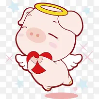 手绘卡通小猪图案-空若网 手绘卡通小猪图案-空若网