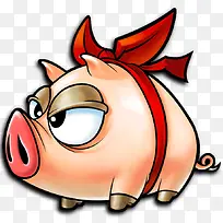卡通可爱猪-空若网 卡通可爱猪-空若网