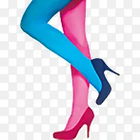 彩色撞色踩脚女裤-空若网 彩色撞色踩脚女裤-空若网