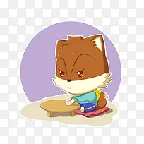 手绘卡通春分可爱卡通猫-空若网 手绘卡通春分可爱卡通猫-空若网