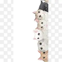 可爱猫咪壁纸手绘-空若网 可爱猫咪壁纸手绘-空若网