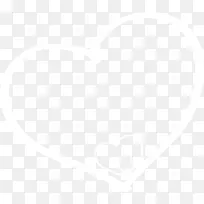 白色心形简笔 图-空若网 白色心形简笔 图-空若网