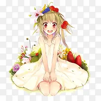 �ɰ���ɫ��Ů�廭-������