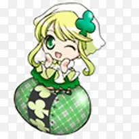 Q版卡通可爱少女-空若网 Q版卡通可爱少女-空若网