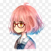 可爱粉发少女-空若网 可爱粉发少女-空若网