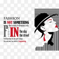 时尚黑白女人-空若网 时尚黑白女人-空若网