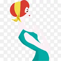 时尚女人彩绘-空若网 时尚女人彩绘-空若网