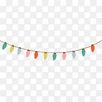 卡通手绘彩灯串-空若网 卡通手绘彩灯串-空若网