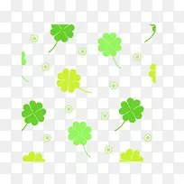 四叶草背景-空若网 四叶草背景-空若网