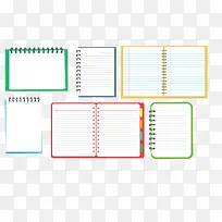 扁平化笔记本矢量图-空若网 扁平化笔记本矢量图-空若网
