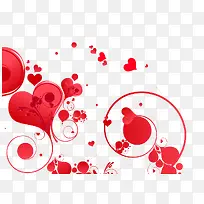 矢量心形边框-空若网 矢量心形边框-空若网