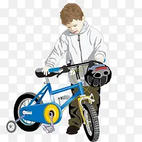 手绘小男孩-空若网 手绘小男孩-空若网