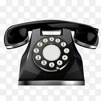 黑色质感复古电话-空若网 黑色质感复古电话-空若网