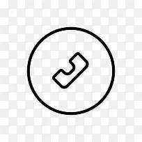 联系电话标志图标-空若网 联系电话标志图标-空若网