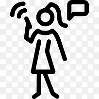 Ů���ڵ绰ͼ��-������