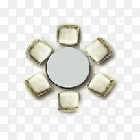 彩平图餐厅餐桌椅-空若网 彩平图餐厅餐桌椅-空若网