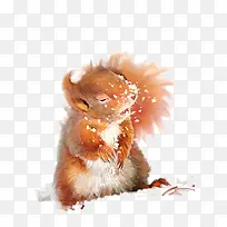 手绘动物松鼠-空若网 手绘动物松鼠-空若网