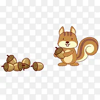手绘松鼠-空若网 手绘松鼠-空若网