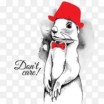 卡通可爱手绘动物-空若网 卡通可爱手绘动物-空若网