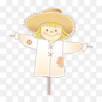 可爱卡通稻草人-空若网 可爱卡通稻草人-空若网