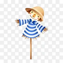 卡通稻草人-空若网 卡通稻草人-空若网