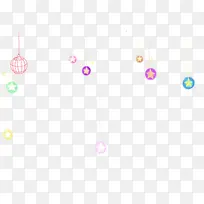 手绘彩色装饰星星-空若网 手绘彩色装饰星星-空若网