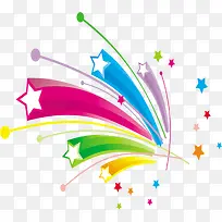 彩色星星海报促销-空若网 彩色星星海报促销-空若网