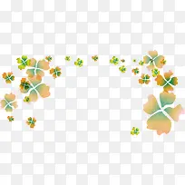 卡通手绘清新四叶草-空若网 卡通手绘清新四叶草-空若网
