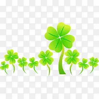 卡通清新四叶草-空若网 卡通清新四叶草-空若网