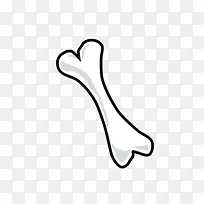 白色卡通骨头-空若网 白色卡通骨头-空若网