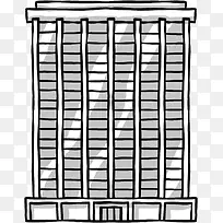 创意手绘写字楼-空若网 创意手绘写字楼-空若网