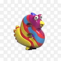 卡通矢量三维动物字母PNG图-空若网 卡通矢量三维动物字母PNG图-空若网