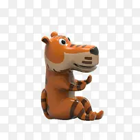 卡通矢量三维动物字母PNG图-空若网 卡通矢量三维动物字母PNG图-空若网