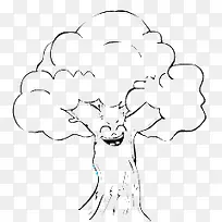 卡通可爱树-空若网 卡通可爱树-空若网