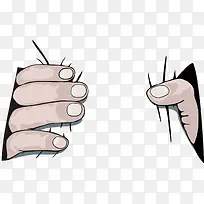 握拳的手q版-空若网 握拳的手q版-空若网