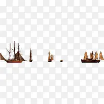 手绘水彩划船远航-空若网 手绘水彩划船远航-空若网