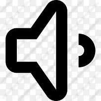 扬声器图标-空若网 扬声器图标-空若网