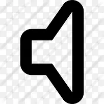 扬声器图标-空若网 扬声器图标-空若网