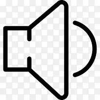 扬声器图标-空若网 扬声器图标-空若网