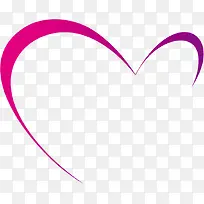 玫粉彩带爱心-空若网 玫粉彩带爱心-空若网