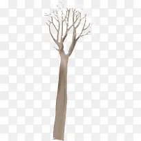 白色可爱树枝卡通-空若网 白色可爱树枝卡通-空若网