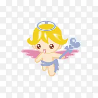 矢量可爱小天使装饰-空若网 矢量可爱小天使装饰-空若网