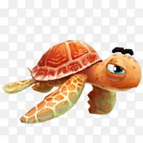卡通橙色小乌龟-空若网 卡通橙色小乌龟-空若网